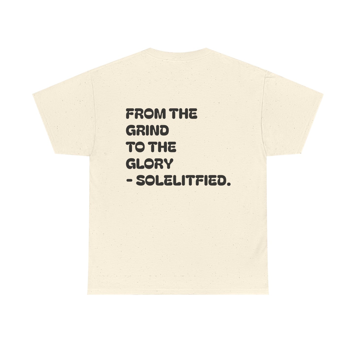 Grind to Glory Unisex Heavy Cotton Tee, Motivational T-Shirt, Gift for Achievers, Casual Wear, Inspirational Fashion