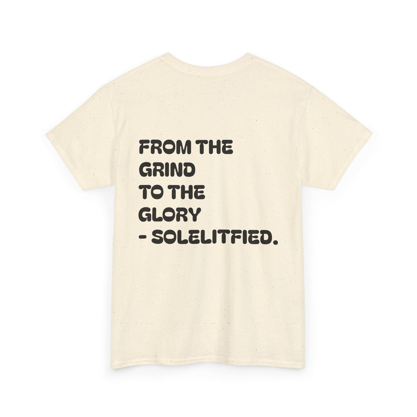 Grind to Glory Unisex Heavy Cotton Tee, Motivational T-Shirt, Gift for Achievers, Casual Wear, Inspirational Fashion