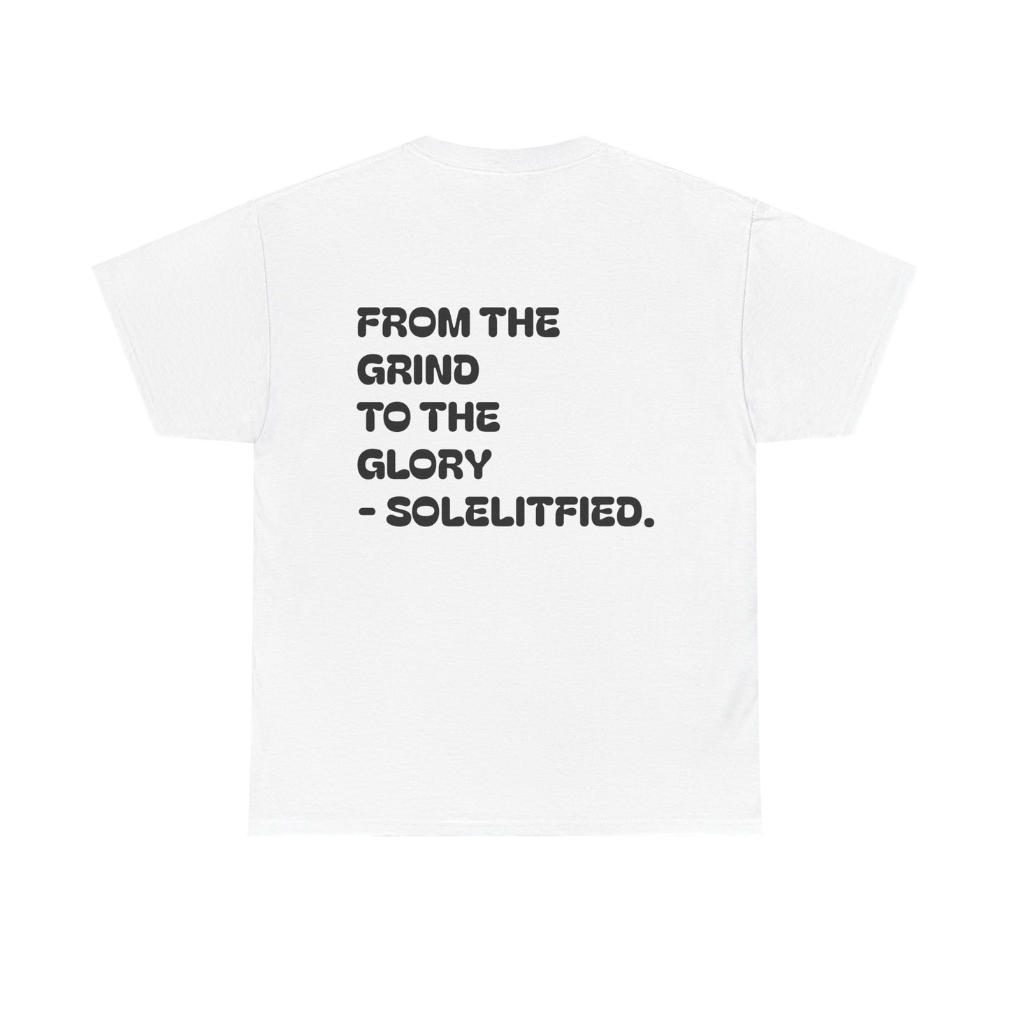 Grind to Glory Unisex Heavy Cotton Tee, Motivational T-Shirt, Gift for Achievers, Casual Wear, Inspirational Fashion